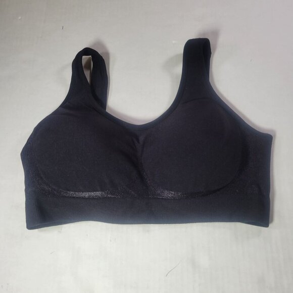 Truekind Black Daily Comfort Wireless Shaper Bra #10057 Size L - Picture 1 of 4